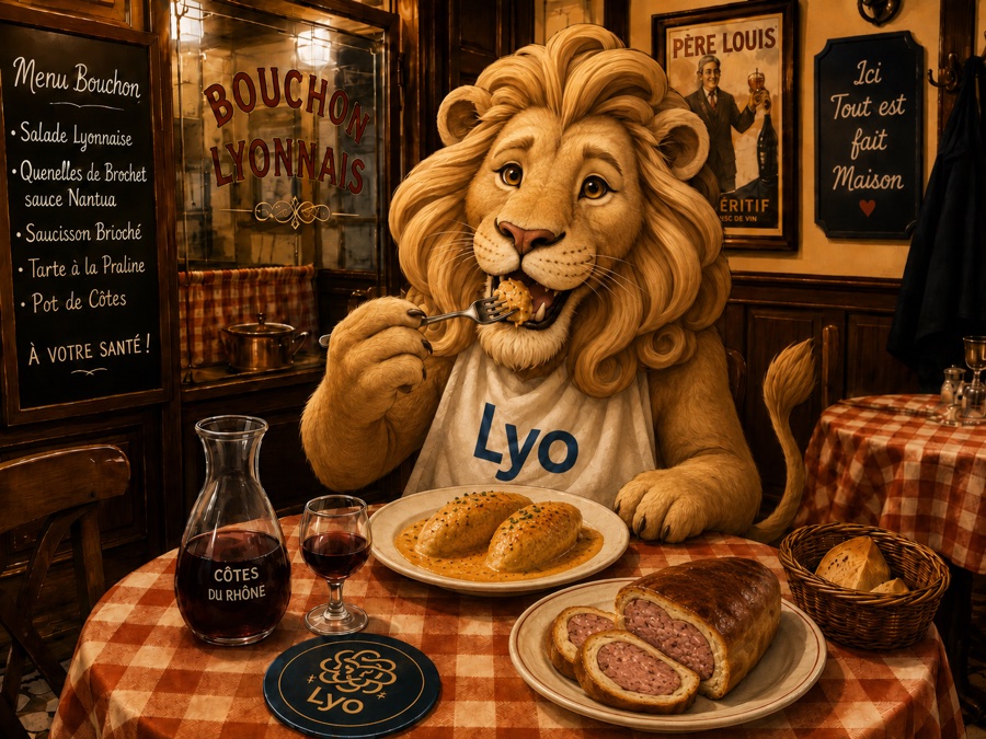 Table lyonnaise et spécialités à partager autour d’Ainay